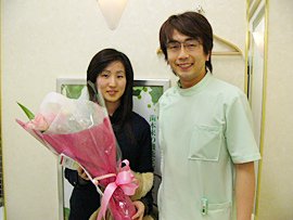 クローバー歯科クリニック 松本康裕院長と患者様