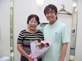クローバー歯科クリニック 松本康裕院長と患者様