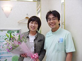 クローバー歯科クリニック 松本康裕院長と患者様