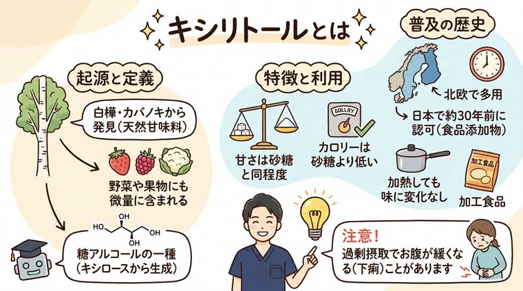 キシリトールとはの図解