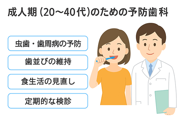 成人期(20〜40代)